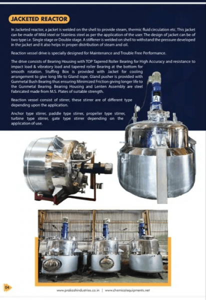 Steam Jacket Vessel