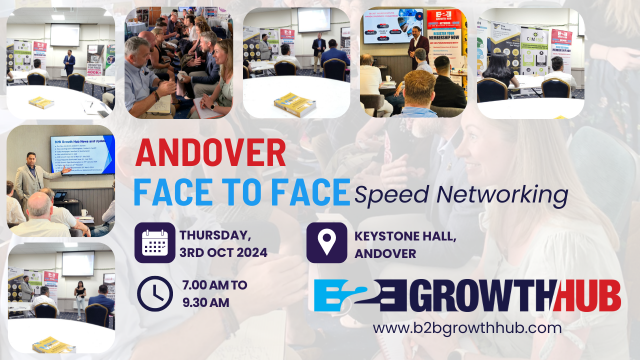 Andover Face 2 Face Morning Speed Networking - 3rd October 2024