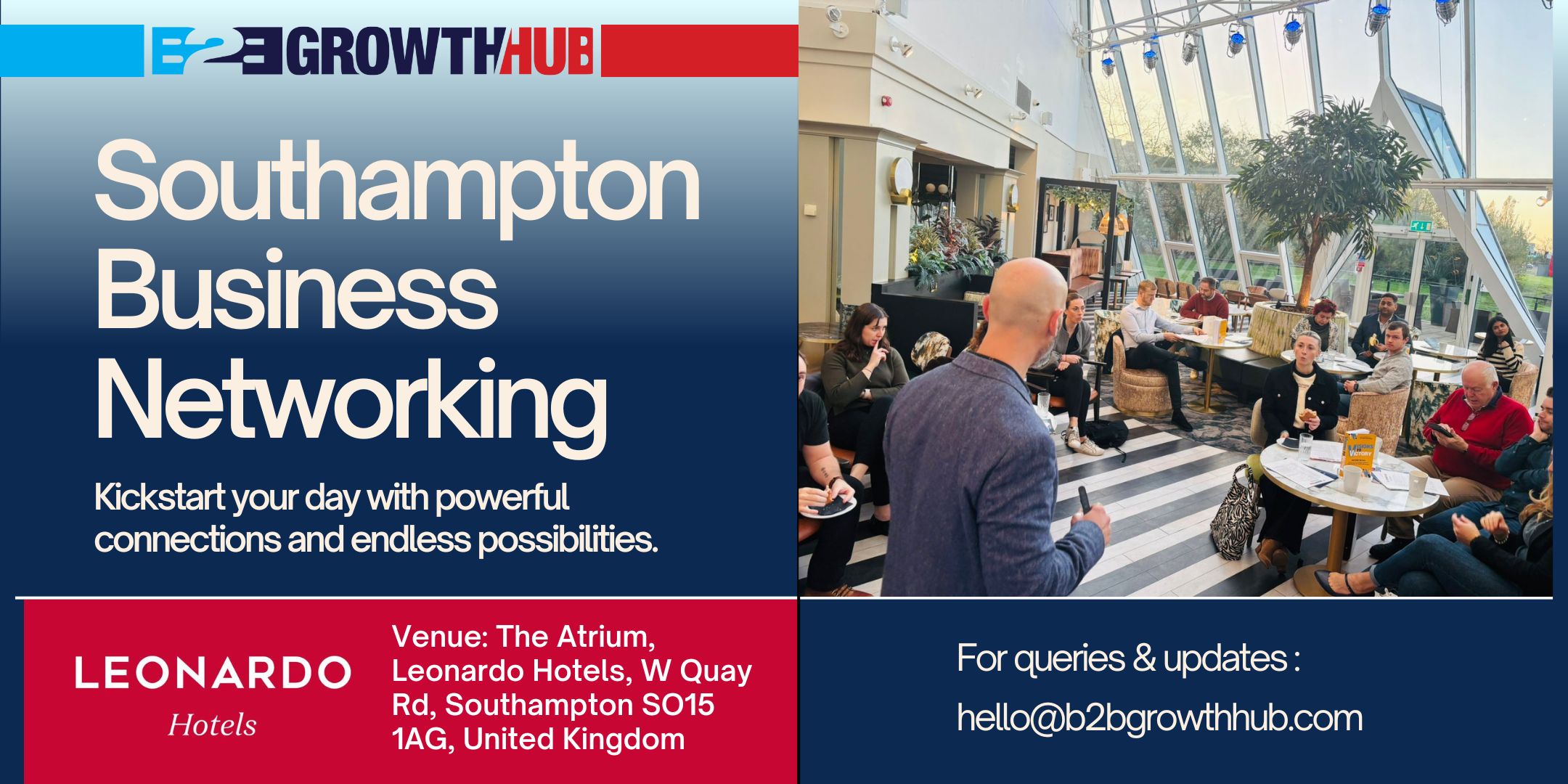 Southampton Business Breakfast Networking Mornings at Leonardo Royal Hotel